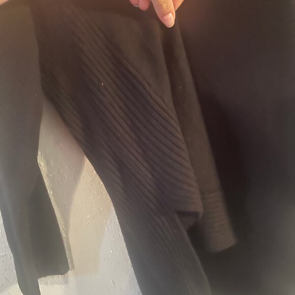 Lane Bryant Women's Black 26/28 Knit Sweater Soft Cozy Oversized Retro Comfy - Picture 10 of 10